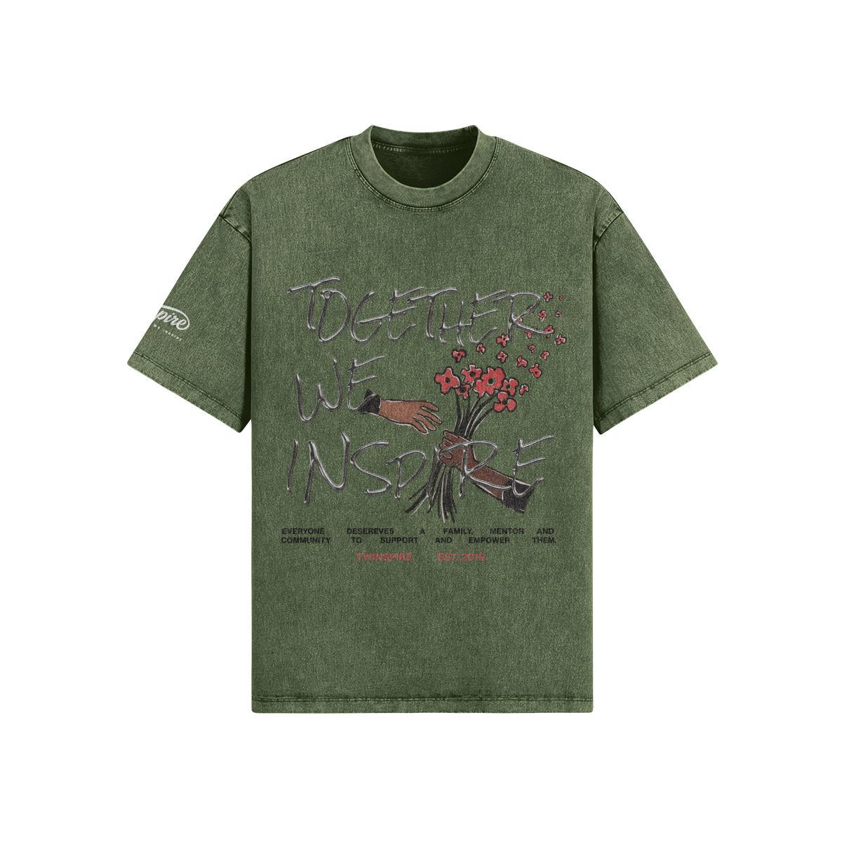 Twinspire Chrome Text Tee