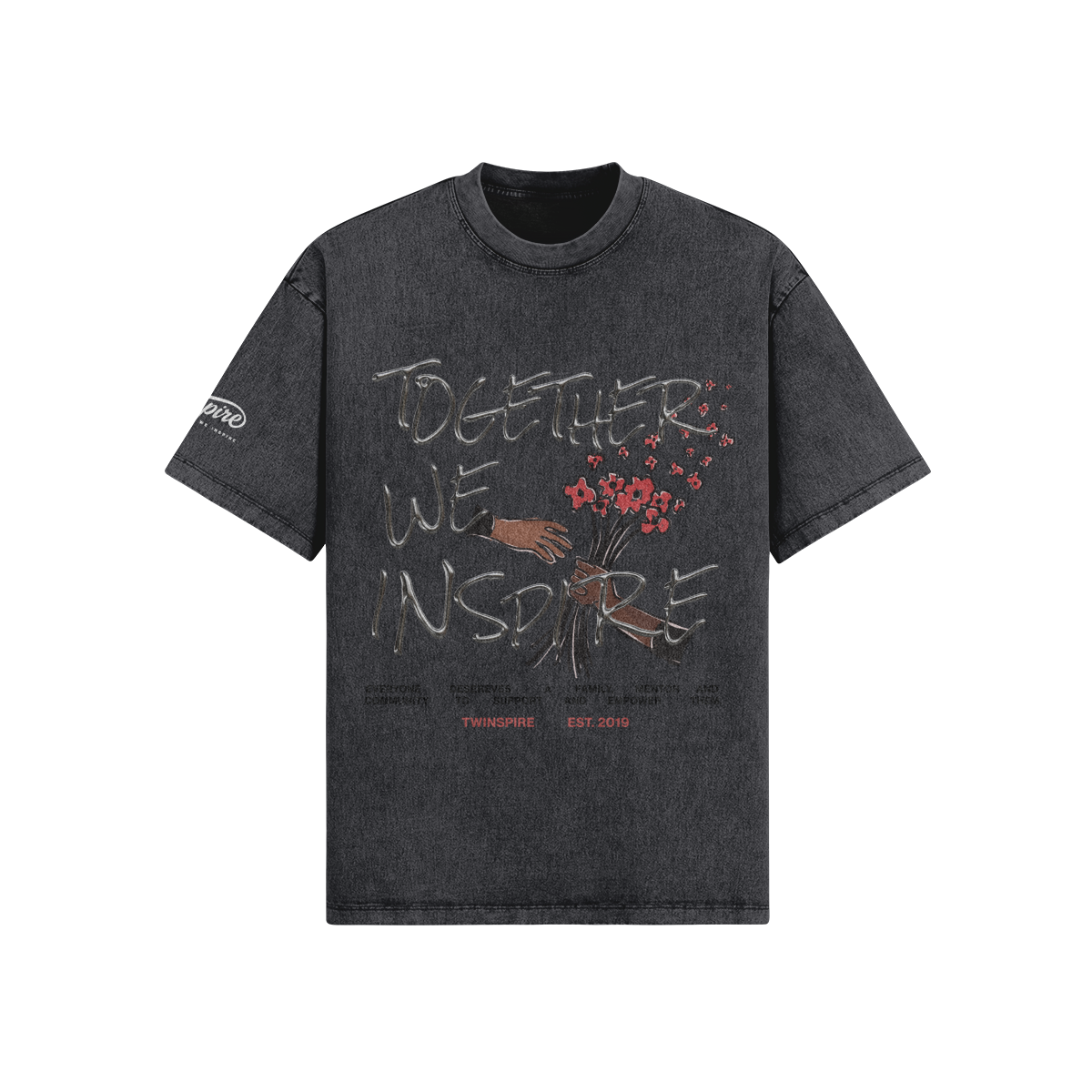 Twinspire Chrome Text Tee